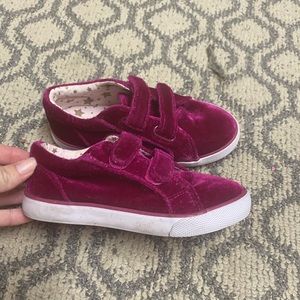 Toddler Cat & Jack Velvet Shoes